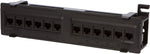 Buyer's Point 12 Port Cat6 Mini Patch Pane | Built for Rack or Wall Mount Cable Management w/Included Mounting Bracket, Performance in Compliance with ANSI/TIA/EIA 568 B.2-1 Standard — 1 Pack