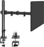 MOUNTUP Single Monitor Desk Mount, Fully Adjustable Single Monitor Arm Stand, Computer Screen Mount for 1 Max 32 Inch,17.6 lbs Display, Monitor Stand with Clamp&Grommet Base, VESA 75x75/100x100mm