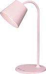 Realspace™ Kessly LED Desk Lamp With USB Port, 17"H, Pink