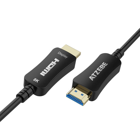 ATZEBE HDMI 2.1 Cable 8K Fiber Optic HDMI Cable 164ft