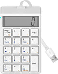 Sunreed 2 in 1 USB Numeric Keypad Calculator,19 Keys Number Pad Keyboard for Laptop PC Apple, Compatible with Windows OS, Mac OS and Chrome OS, with = Key