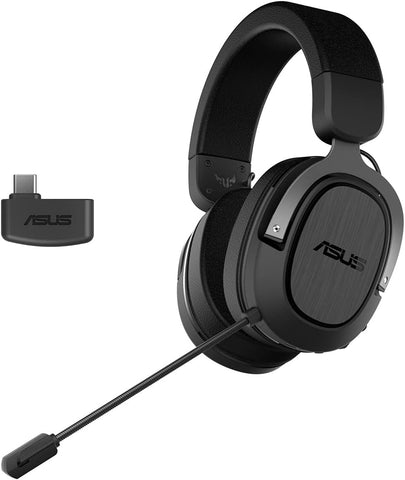 ASUS TUF Gaming H3 Wireless (2.4 GHz Wireless, Virtual 7.1 Surround Sound, Lightweight, Discord Certified Microphone, USB-C, Compatible with Laptop, Smartphones, Nintendo Switch and Playstation 5)