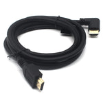 AWADUO 8K HDMI 2.1 Cable Male to Male with 90 Degree Right Angle, Ultra Cord High Speed HDMI 8K@60Hz 4k@120Hz, HDMI 2.1 Cable Compatible with Monitor/Projector/HDTV(1.8M)