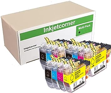 Inkjetcorner Compatible Ink Cartridges Replacement for LC3013 LC-3013 for use with MFC-J491DW MFC-J497DW MFC-J690DW MFC-J895DW (3 Black 3 Cyan 3 Magenta 3 Yellow, 12-Pack)