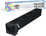 MADE IN USA TONER Compatible Replacement for use in Konica Minolta TN413K, TN613K, bizhub C452, C552, C652, C552DS, C652DS (Black, 1 Ctg)