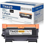 TN-420 TN420 Toner Cartridge (Black) - DOEN 1Pack TN-420 Toner Replacement for TN420 TN-420 to use with HL-2270DW HL-2280DW HL-2230 HL-2240 MFC-7360N MFC-7860DW DCP-7065DN Intellifax 2840 2940 Printer