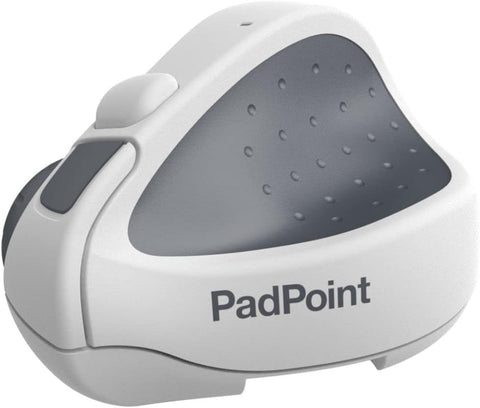 Swiftpoint PadPoint Wireless Mouse Made for iPad Pro, Air, MacBook & Tablet | Mini Ergo Pen Grip | Compatible with Apple Pencil, Magic Keyboard & Logitech Folio | Bluetooth & Rechargeable