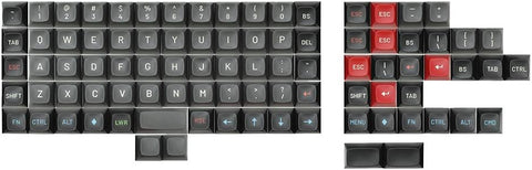 DROP + Matt3o MT3 Susuwatari Custom Keycap Set, ABS Hi-Profile Keycaps, Doubleshot Legends, Cherry MX Compatible Set for Ortholinear Mechanical Keyboards (Ortholinear)