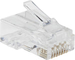 Tripp Lite Ca6 RJ45 Pass-Through UTP Modular Plug 50 Pack (N232-050-UTP)