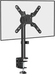 WALI Single Monitor Mount for 1 Computer Screen up to 42 inch, Fully Adjustable Monitor Arm Holds up to 22 lbs, Mounting Holes up to 200x200mm (M001SXL), Black