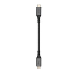 Vebner 6-Inch Extra Short USB4 Cable - 40Gbps Supports 100W (20V, 5A) Charging - Compatible with Thunderbolt 3 and USB-C (1-Pack)