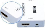 hdmihome 1080p HDMI Audio Extractor Splitter HDMI 1.4 Digital to Analog 3.5mm Out Audio Adapter