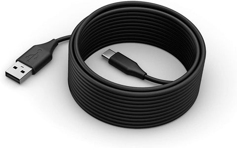 Jabra PanaCast 50 USB C to USB A Cable, 5 m - USB Cable 2.0 for PanaCast 50 Video Bar to Computer Connection - USB Type A Cable with Simple Plug & Play