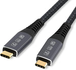 CABLEDECONN USB4 Compatible with Thunderbolt 4 1.8M 6FT 8K 5K Extension Cable M/M USB-C 8K@30Hz 5K/4K 60Hz Video 40Gbps Data Transmissions Rate 20V 5A 100W Power Delivery