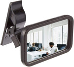 Clip-On Rear View Mirror for PC Monitors or Anywhere by Modtek (2 Pack)