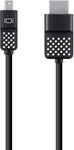 Belkin Mini Displayport To HDMI Cable 6ft - Compatible With 4k Monitors - HDMI to Displayport Cable - DP To HDMI Cable - Connect TV & Monitors to MacBook Pro, Surface Pro & More (Black/White)