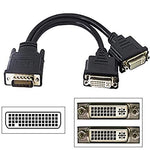 DMS 59 to Dual DVI Adapter Cable, DMS 59 Pin Male to Two DVI 24+5 Female Converter Full HD 1080P Gold-Plated Dual Monitor Y Splitter