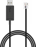 VoiceJoy A12 RJ9 to USB Cable for Jabra pro900,pro920,pro925,pro930,pro935