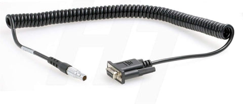 HangTon Coiled Serial Data Collector Cable 0B 5 Pin to RS232 DB9 for Leica Total Station TS10 TS15 TPS800 to Computer PC