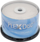 PlexDisc DVD-R 4.7GB 16x Logo Branded Recordable Media Disc - 50 Disc Spindle (FFP) 632-814-BX