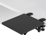 Siiboat Desk Arm Rest Table Extender Wrist Forearm Elbow Support Computer Desk Extension Collapsible for Square Tabletop - Carbon Fiber 9.45" x 7.87"