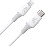 360 Electrical 3ft Infuse Premium USB-C to Lightning Charging Cable, White, MFi Certified for iPad and iPhone Charger Cord USB C, MacBook to iPhone Cable, USB C Lightning