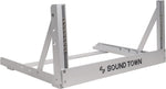 Sound Town 4U Aluminum 2-Post Desktop Open-Frame Rack, Angle Adjustable, for Audio/Video, Network Switches, Routers, Patch Panels (2PF-4A)