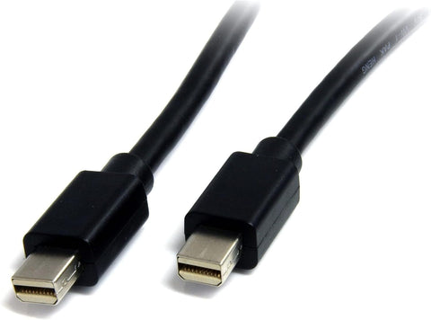 StarTech.com 3ft (1m) Mini DisplayPort Cable - 4K x 2K Ultra HD Video - Mini DisplayPort 1.2 Cable - Mini DP to Mini DP Cable for Monitor - mDP Cord - M/M (MDISPLPORT3)