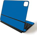 MightySkins Skin for Apple Magic Keyboard for iPad Pro 11-inch (2020) - Sushi | Protective, Durable, and Unique Vinyl Decal wrap Cover, Solid Blue (APIPSK1120-Solid Blue)