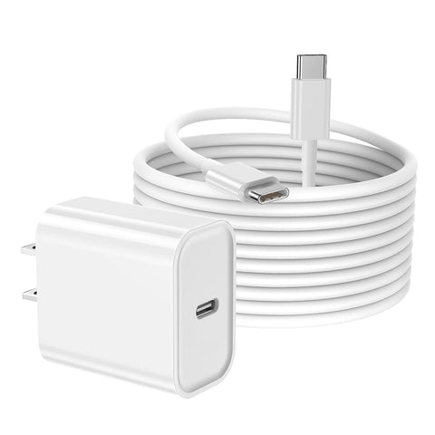 iPad Charger, iPad Charger Cord 10 FT Apple Certified, 20W USB C iPad Charger with Long USB C Cord for iPad 10th Gen, iPad Pro 12.9/11 inch 2022/2021/2020/2018, iPad Air 5th/4th Gen, iPad Mini 6th Gen