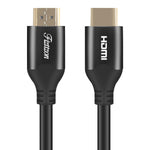 Fizttzon 4K HDMI Cable 25Ft High Speed HDMI 2.0 Cable Support 4K/60Hz,3D,1080P,18Gbps Transfer-Blcak