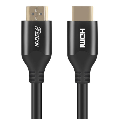 Fizttzon 4K HDMI Cable 25Ft High Speed HDMI 2.0 Cable Support 4K/60Hz,3D,1080P,18Gbps Transfer-Blcak