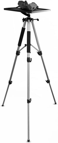 Pyle Video Projector Mount Stand, Adjustable Height 20.5in-59in, Rotating Stand, Tripod Legs, Anti Slip Rubber, Easy Assemble, Includes Plate and Travel Bag for Home, Office or Classroom (PRJTPS37)