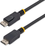 StarTech.com 25ft (7m) DisplayPort Cable - 2560 x 1440p - DisplayPort to DisplayPort Cable - DP to DP Cable for Monitor - DP Video/Display Cord - Latching DP Connectors - HDCP & DPCP (DISPLPORT25L)