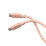 CIO Soft Silicone Cable for iPhone, USB C to Lightning Charging Cable for iPhone 13 13 Pro 13 Mini 12 11 X XS XR 8 Plus, PD Fast Charge Cable (MFi Certified), CIO-SL30000-CL (2m, Pink)