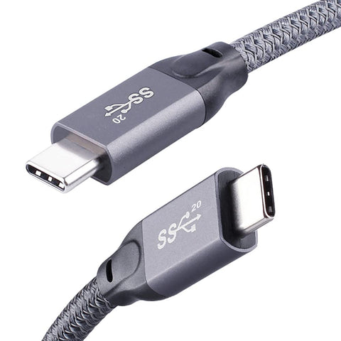 QCEs USB C to USB C Video Cable, USB C 3.2 Gen 2 Cable 5Ft 4K Video Monitor Cable, 20Gbps Data Transfer and 100W PD Fast Charger Cord Thunderbolt 3 Compatible with MacBook Pro, iPad Pro, Galaxy S21