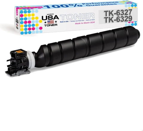 MADE IN USA TONER Compatible Replacement for Kyocera TK-6327, Copystar TK-6329, 4002i, 4003i, 5002i, 5003i, 6002i, 6003i (Black, 1 Cartridge)