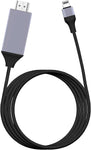 [Apple MFi Certified] Lightning to HDMI Cable Adapter,1080P Lightning Digital AV Adapter HDTV Cable Connector Compatible with iPhone/iPad to TV Projector Monitor No Need Power Supply-6.66ft