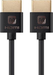 Monoprice 113578 Ultra Slim Series High Speed HDMI Cable, 1.5-Feet, Black