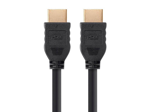 Monoprice HDMI Cable - 1.5 Feet - Black (5 Pack) No Logo, High Speed, 4K@60Hz, HDR, 18Gbps, YCbCr 4:4:4, 32AWG, CL2, Compatible with UHD TV and More - Commercial Series