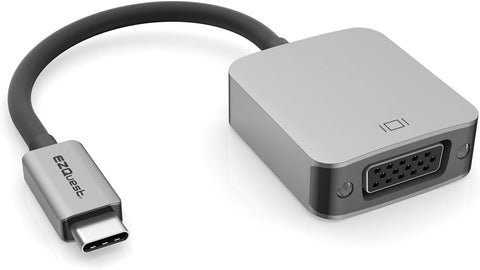 EZQuest USB-C/Thunderbolt 3 to VGA Adapter for MacBook, MacBook Pro, MacBook Air, iPad Pro, Surface Book 2, Lenovo, Dell, Samsung Galaxy and More