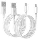 PEAPOLET iPhone Charger Cable, [Apple MFi Certified] USB-A to Lightning Cord Fast iPhone Charger Cable Compatible iPhone 14/13/12/11 Pro Max Xs X XR 8 7 iPad iPod 10FT 2 Pack