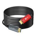 Twozoh HDMI Fiber Optic Cable 30FT, Long 4K Fiber HDMI Cord Supports 4K@60Hz/18Gbps