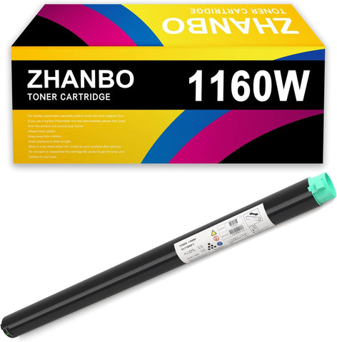 ZHANBO 1160W Black Toner Cartridge (888029) 2,000 Pages 1160W Compatible with RICOH AF240W AF470W Aficio 480W MP W2400 MP W3600 MP W3601 MP W6700SP SP W2470 Printers