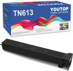 YOUTOP 1PK TN-613 TN613 Black Toner Cartridge Compatible for Konica Minolta bizhub C452 C552 C652 (A0TM130)