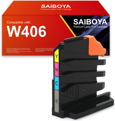 SAIBOYA CLT-W406 W406 Waste Toner (JC96-06298A) Compatible for Samsung CLP365 CLP365W CLX3305 CLX3305FN CLX3305FW CLX3305W SLC410W SLC460FW SLC460W Printer.