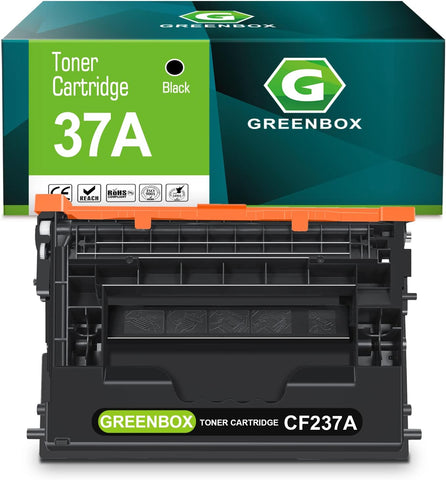 GREENBOX Compatible 37A High-Yield Toner Cartridge Replacement for HP 37A CF237A 37X CF237X for HP Enterprise M607 M608 M607n M608n M608dn M608x M609 MFP M631 M632 M633 Printer (11,000 Pages, 1 Black)