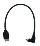 Halokny High Speed Mini HDMI Connector Male to HDMI Mini Connector Male - Black (Mini HDMI to Mini HDMI(up))