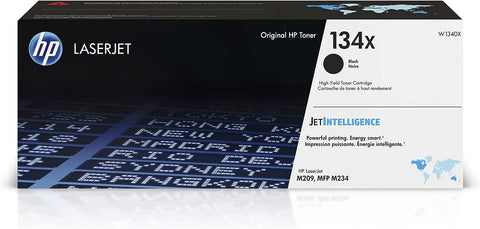 HP 134X Black High-yield Toner Cartridge | Works with HP LaserJet M209 Series, HP LaserJet MFP M234 Series | W1340X