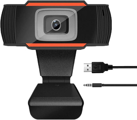 USB Webcam with Microphone, HD Webcam 720P Fast Autofocus Web Camera for Laptop or Desktop Video Calling, Recording Conference, Business Online, Teaching Gaming